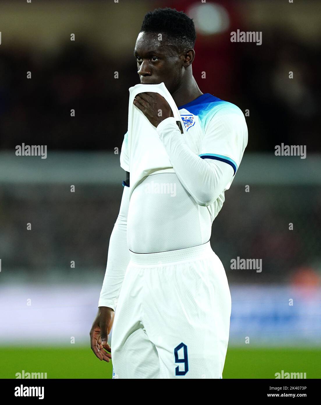 England's Folarin Balogun during the Under-21 International Friendly match at Bramall Lane, Sheffield. Picture date: Tuesday September 27, 2022. Stock Photo