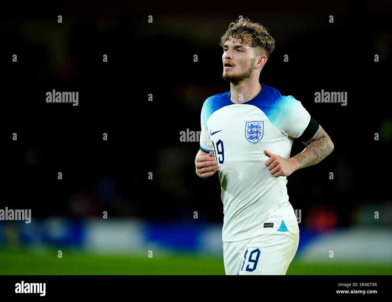 England's Harvey Elliott during the Under-21 International Friendly match at Bramall Lane, Sheffield. Picture date: Tuesday September 27, 2022. Stock Photo