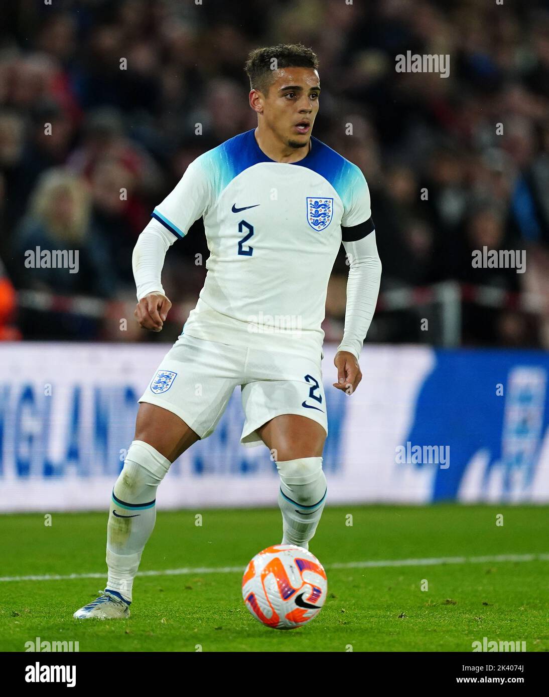 England's Maximillian James Aarons during the Under-21 International Friendly match at Bramall Lane, Sheffield. Picture date: Tuesday September 27, 2022. Stock Photo