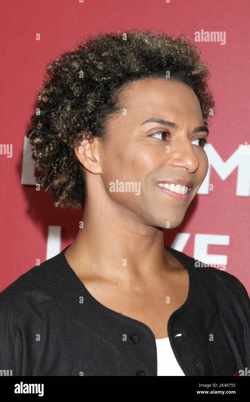 September 28, 2022, Los Angeles, CA, USA: LOS ANGELES - SEP 28:  Shangela at the Bros Premiere at Regal LA Live on September 28, 2022 in Los Angeles, CA (Credit Image: © Kay Blake/ZUMA Press Wire) Stock Photo
