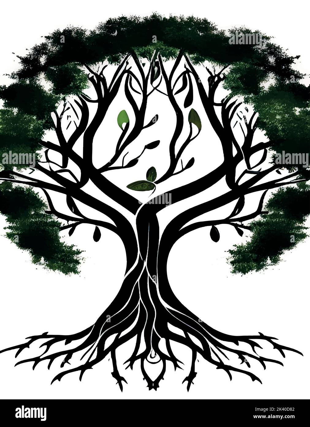 The tree of life represents life, vitality, renewal, rooting, lineage