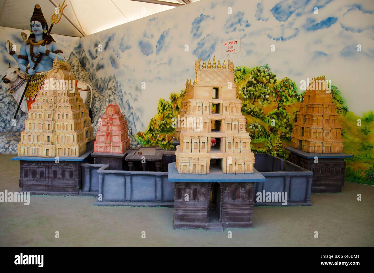 Replica of Ramanathaswamy Jyotirlinga in Rameshwaram, Tamil Nadu. One