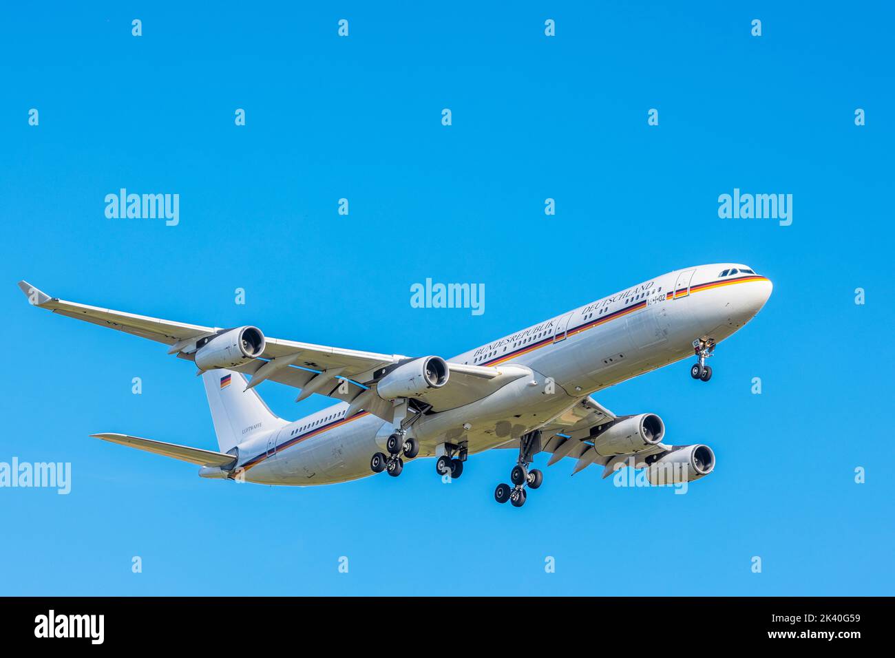 Airbus A340-313X Luftwaffe 1602 Stock Photo