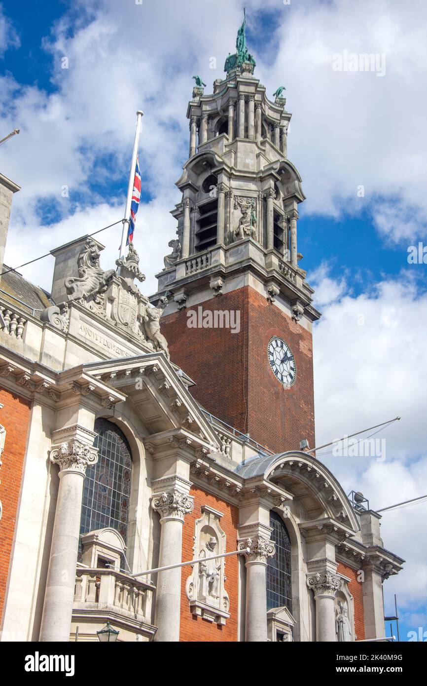 Colchester Town Hall, High Street, Colchester, Essex, England, United Kingdom Stock Photo