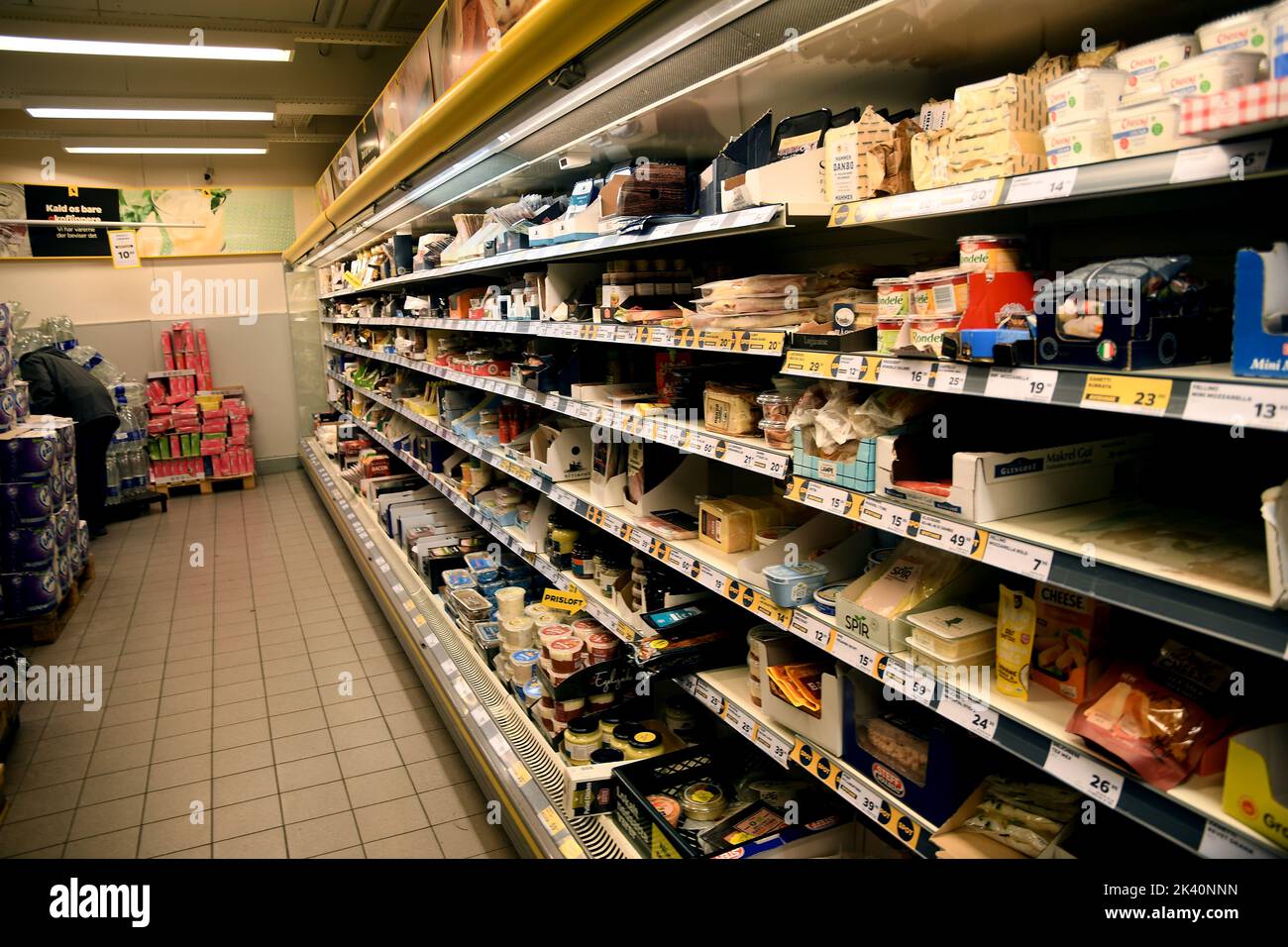 Copenhagen /Denmark/29 September 2022/Grocery store high inflations and