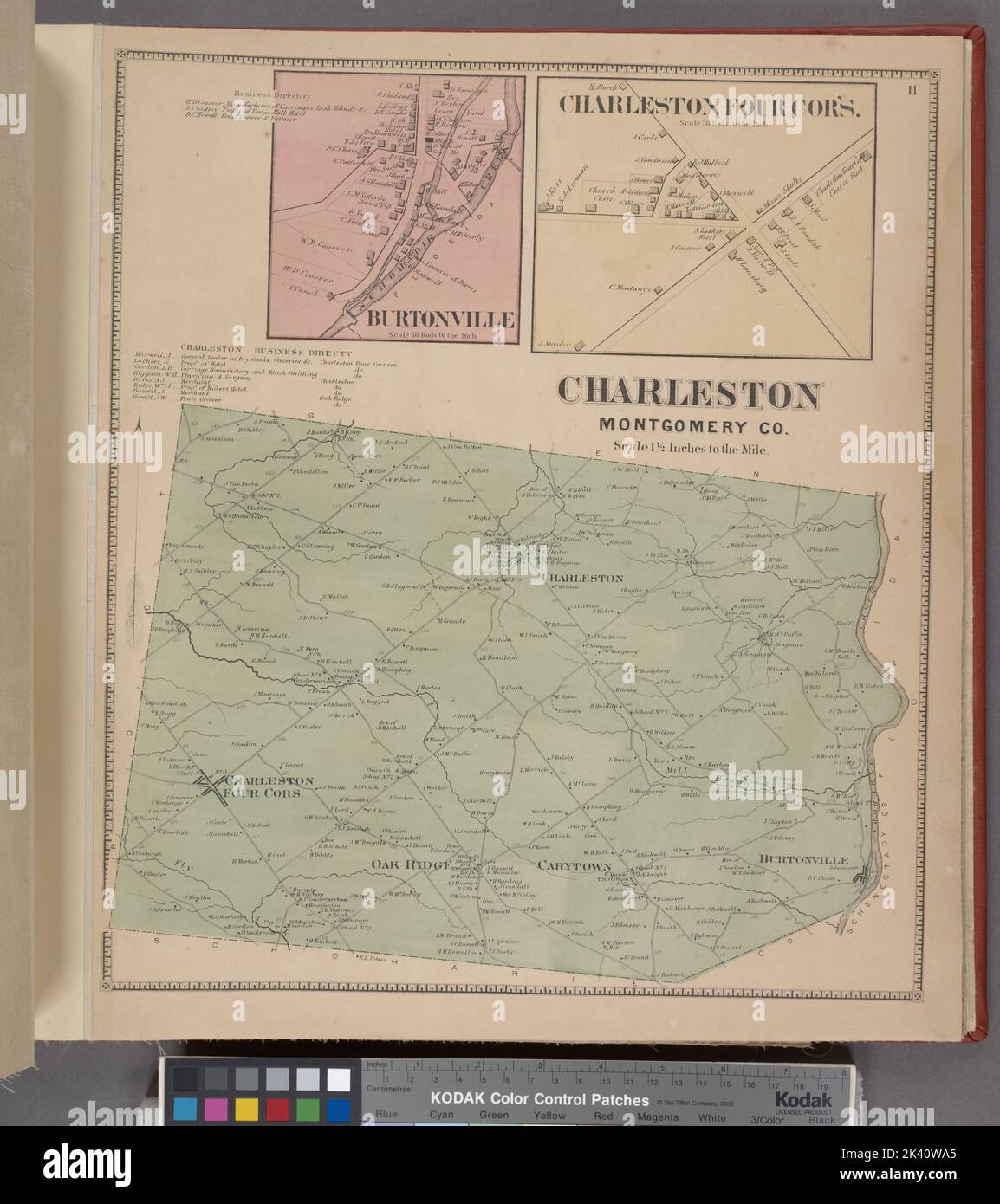 Burtonville Village; Charleston Four Cor's. Village; Charleston