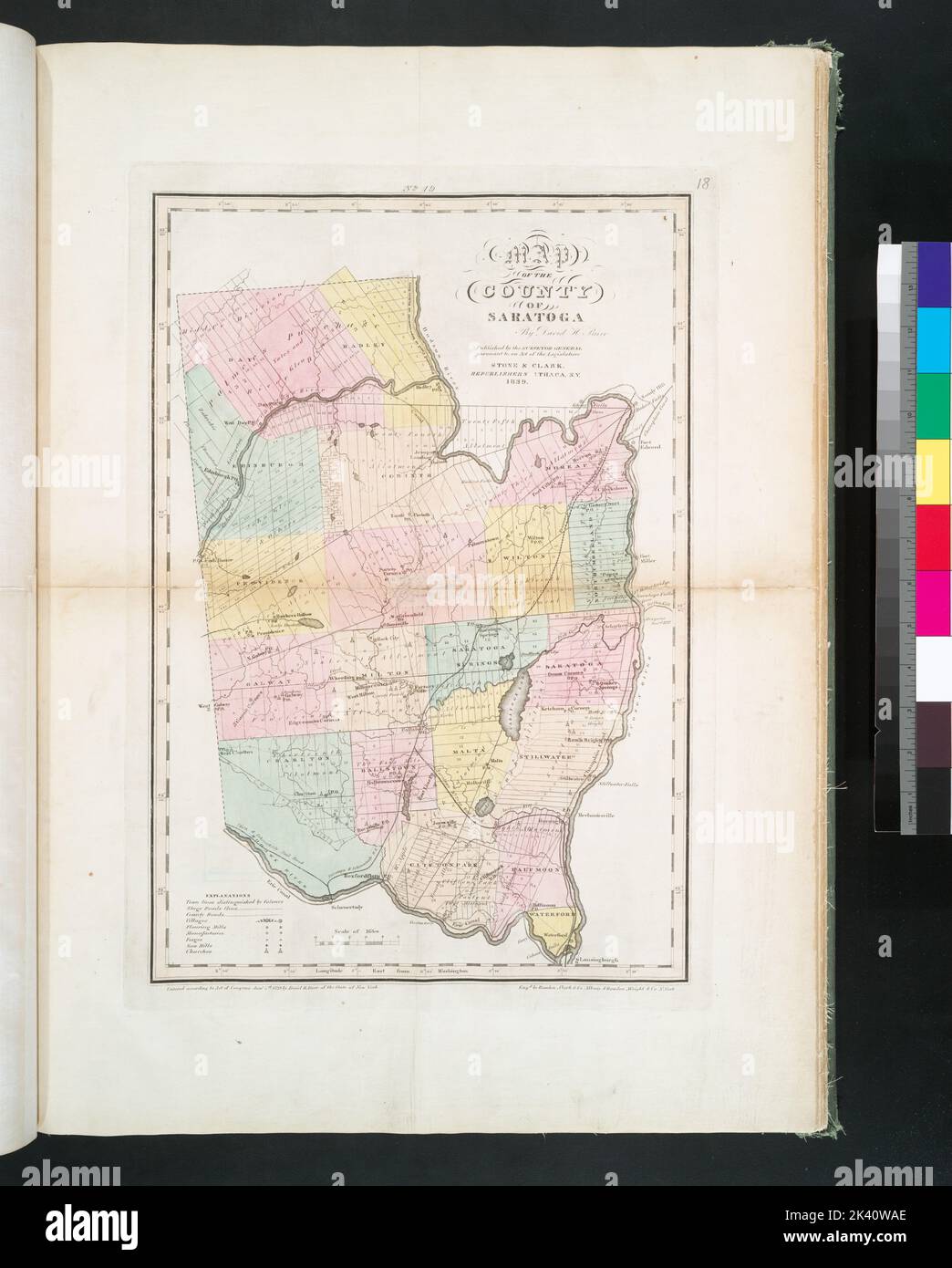 Map Of Saratoga County New York