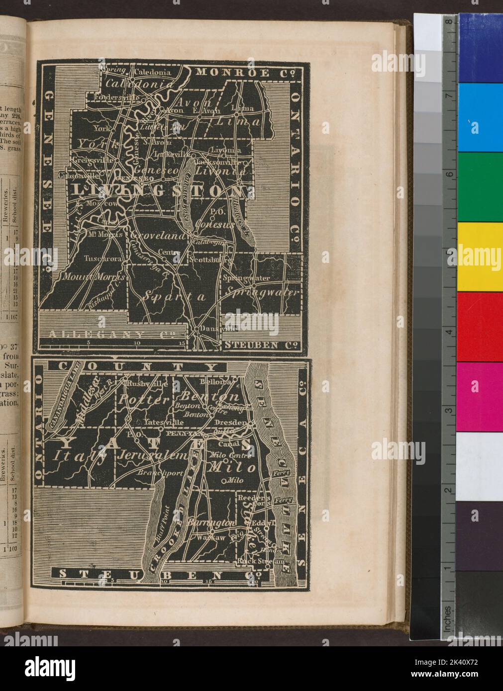 Yates County. Cartographic. Atlases, Maps. 1838. Lionel Pincus and
