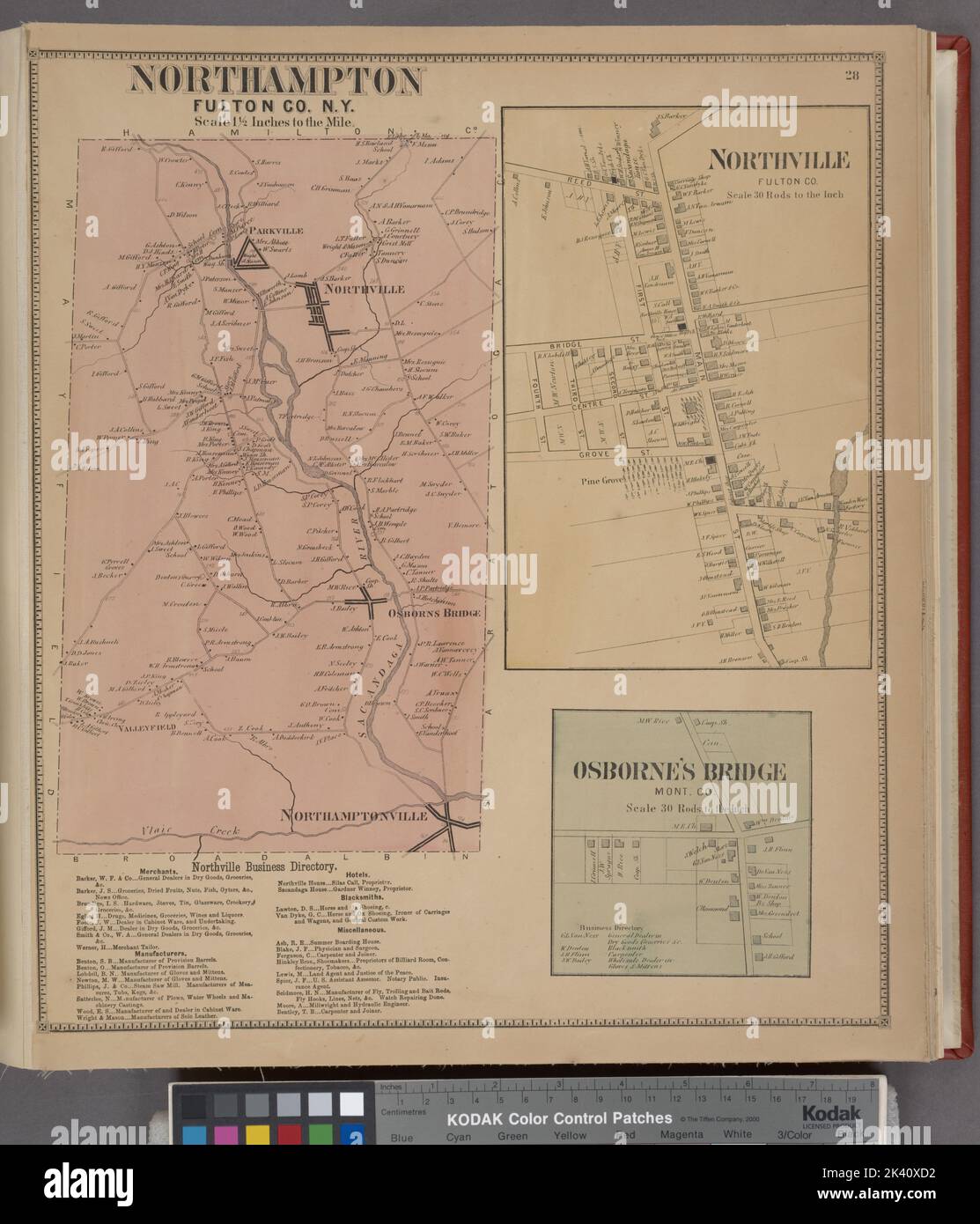 Northampton Fulton Co. Township; Northville Business Directory