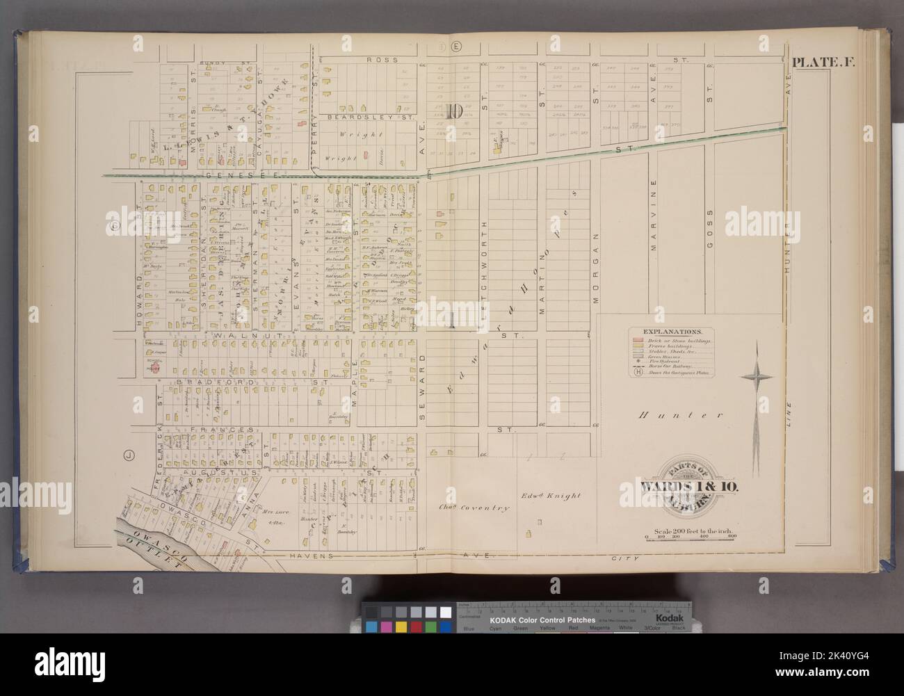 Parts of the City Auburn. Wards 1&10. Cartographic. Atlases, Maps. 1882