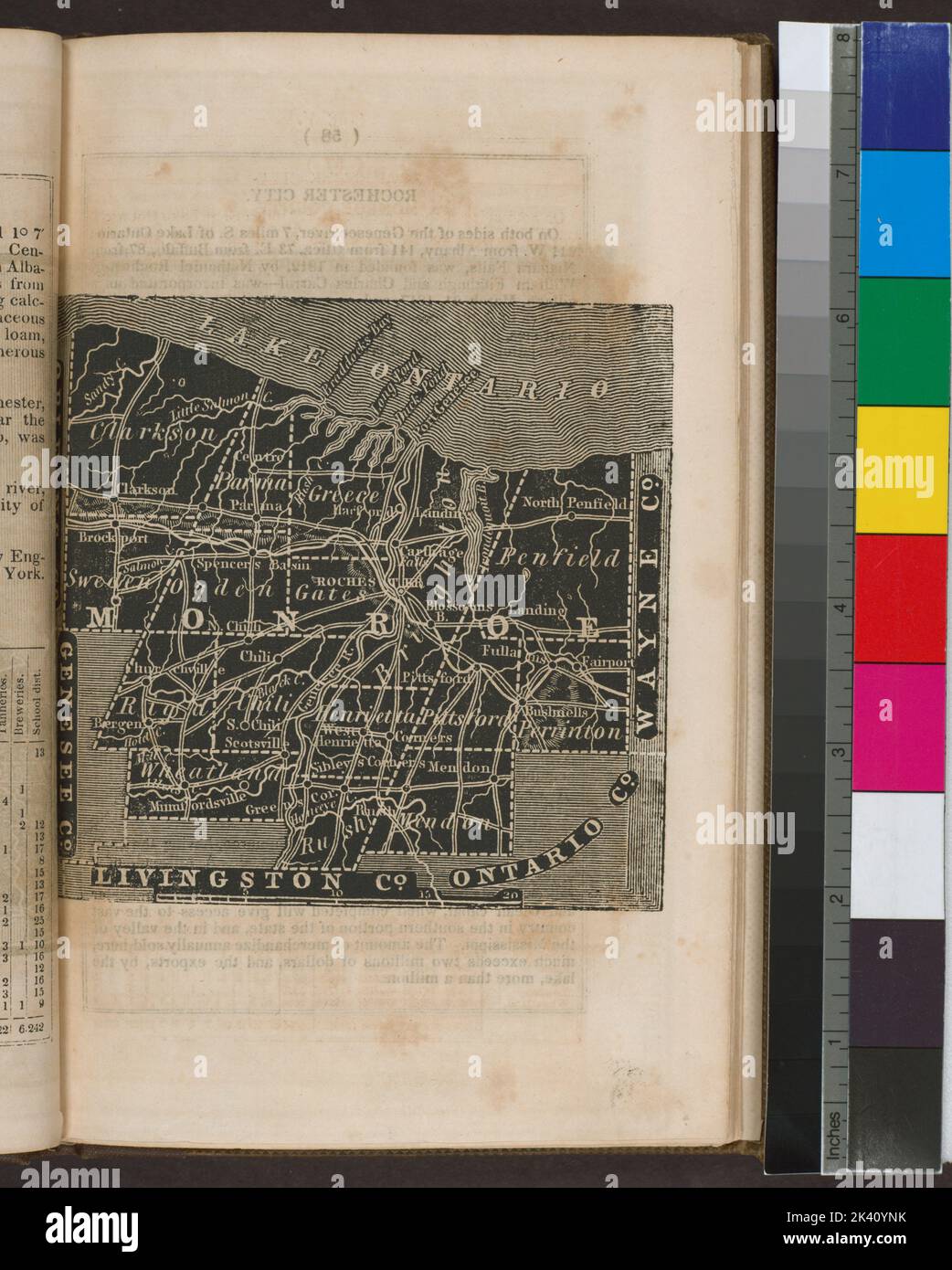 Monroe County. Cartographic. Atlases, Maps. 1838. Lionel Pincus and