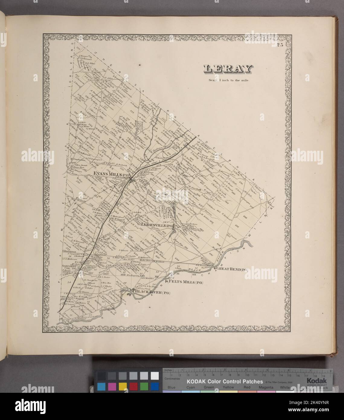 Leray Township Cartographic. Atlases, Maps. 1864. Lionel Pincus and