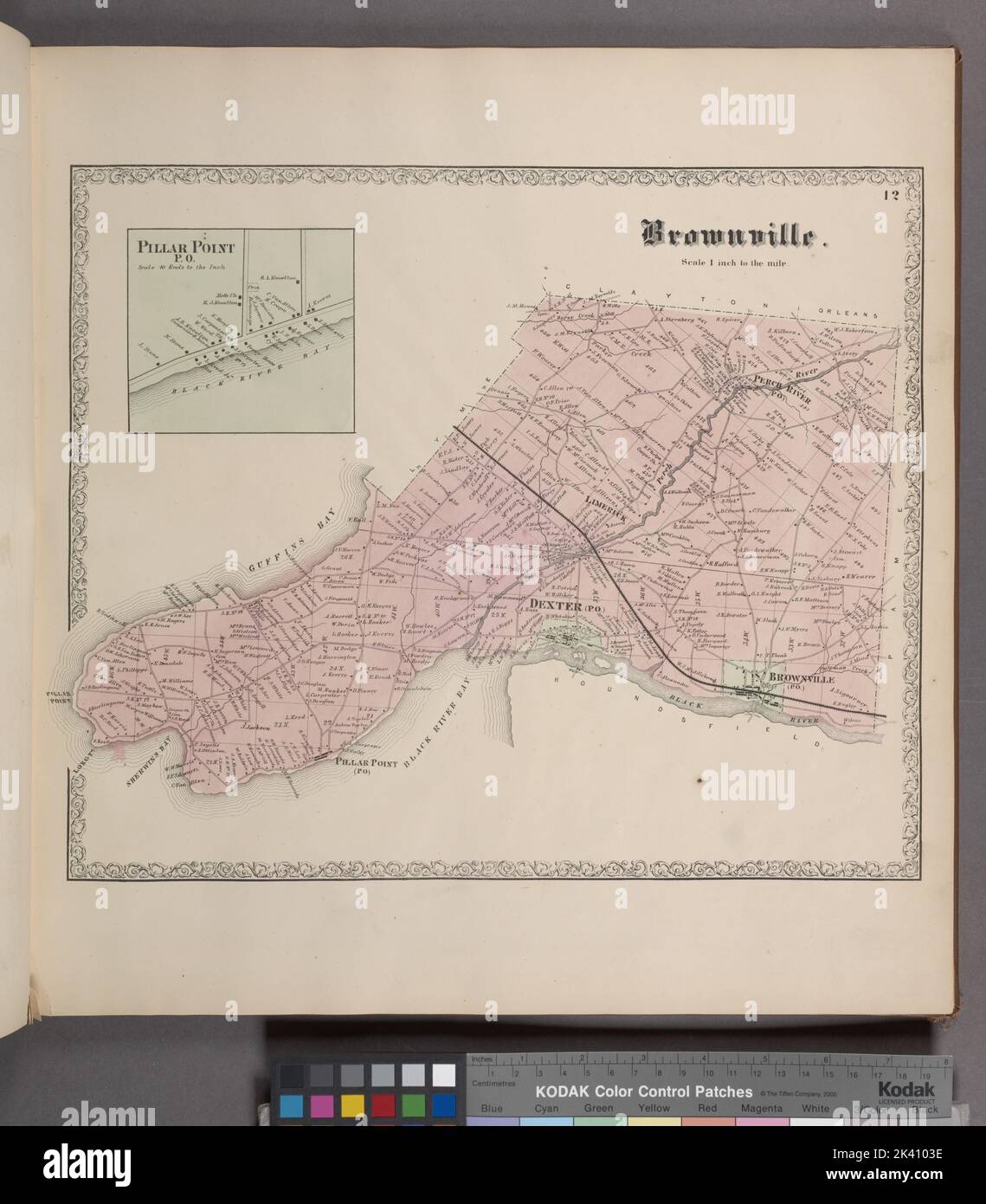 Pillar Point P.O. Village; Brownville. Township Cartographic. Atlases