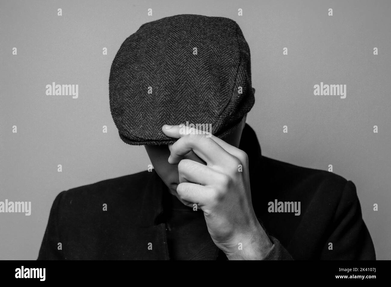 Minimal portrait adult man Black and White Stock Photos & Images - Alamy