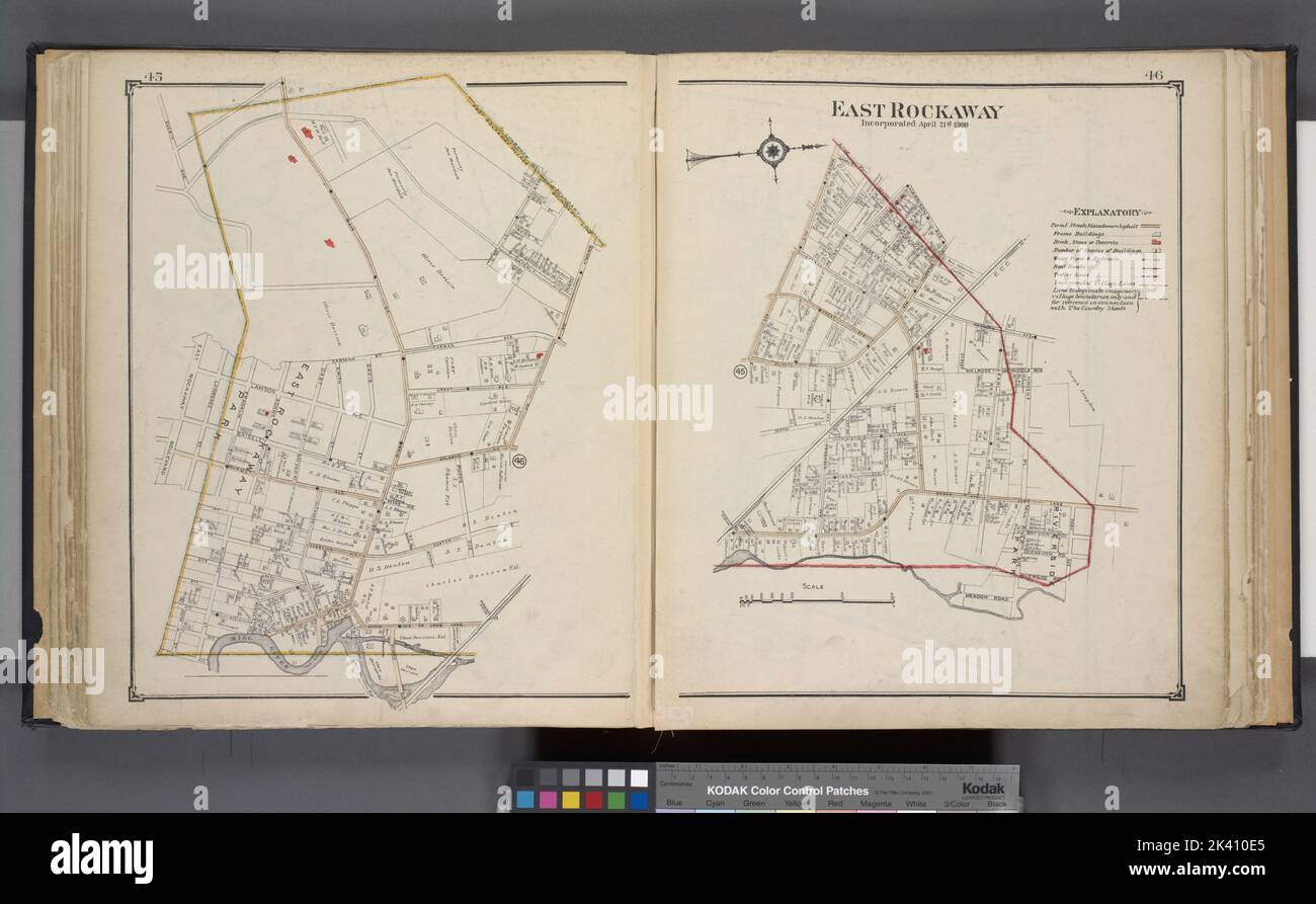 East Rockaway Cartographic Atlases - East Rockaway Cartographic Atlases Maps 1914 Lionel Pincus And Princess Firyal Map Division Nassau County Ny Maps Real Property New York State Nassau County 2K410E5
