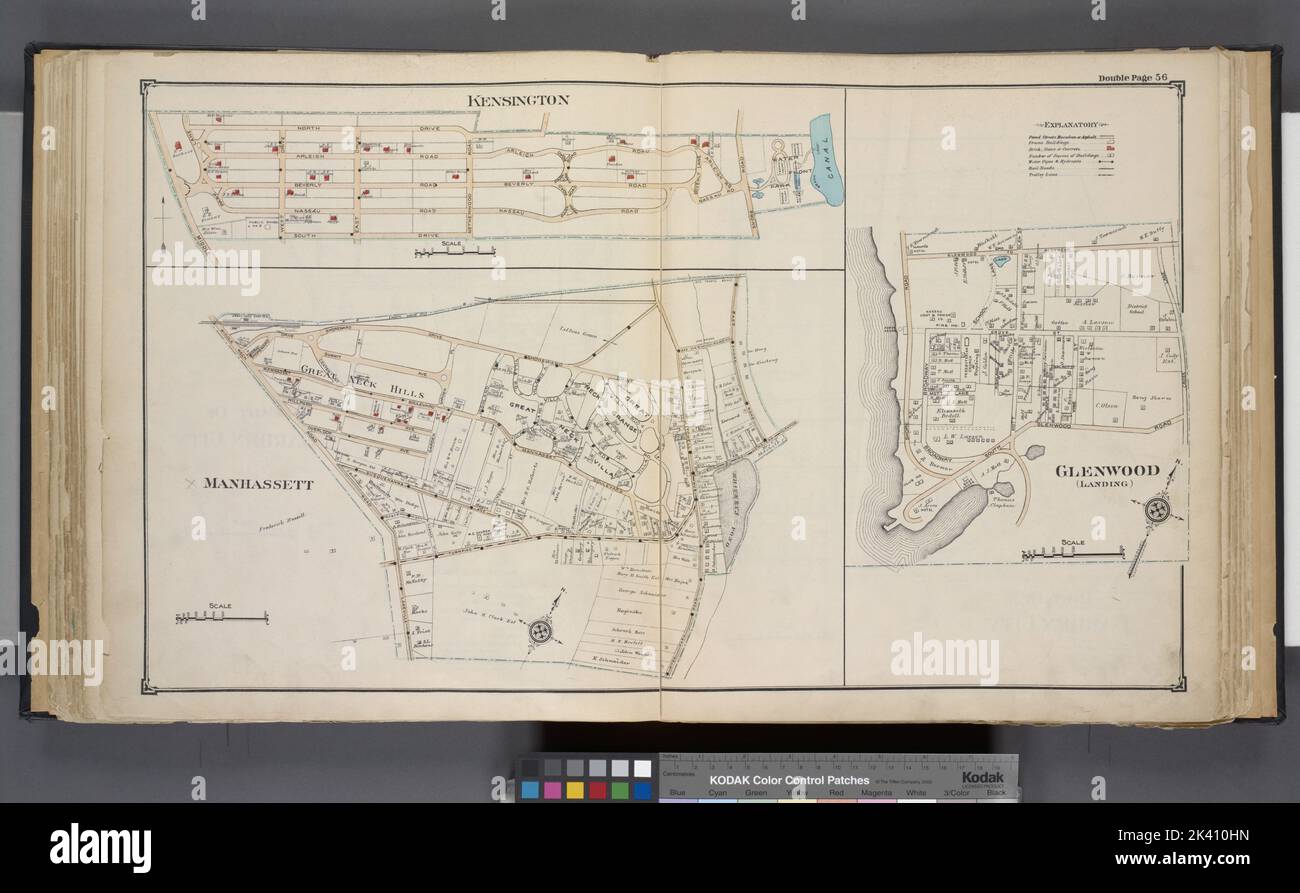 Kensington; Manhassett; Glenwood (Landing) Cartographic. Atlases, Maps