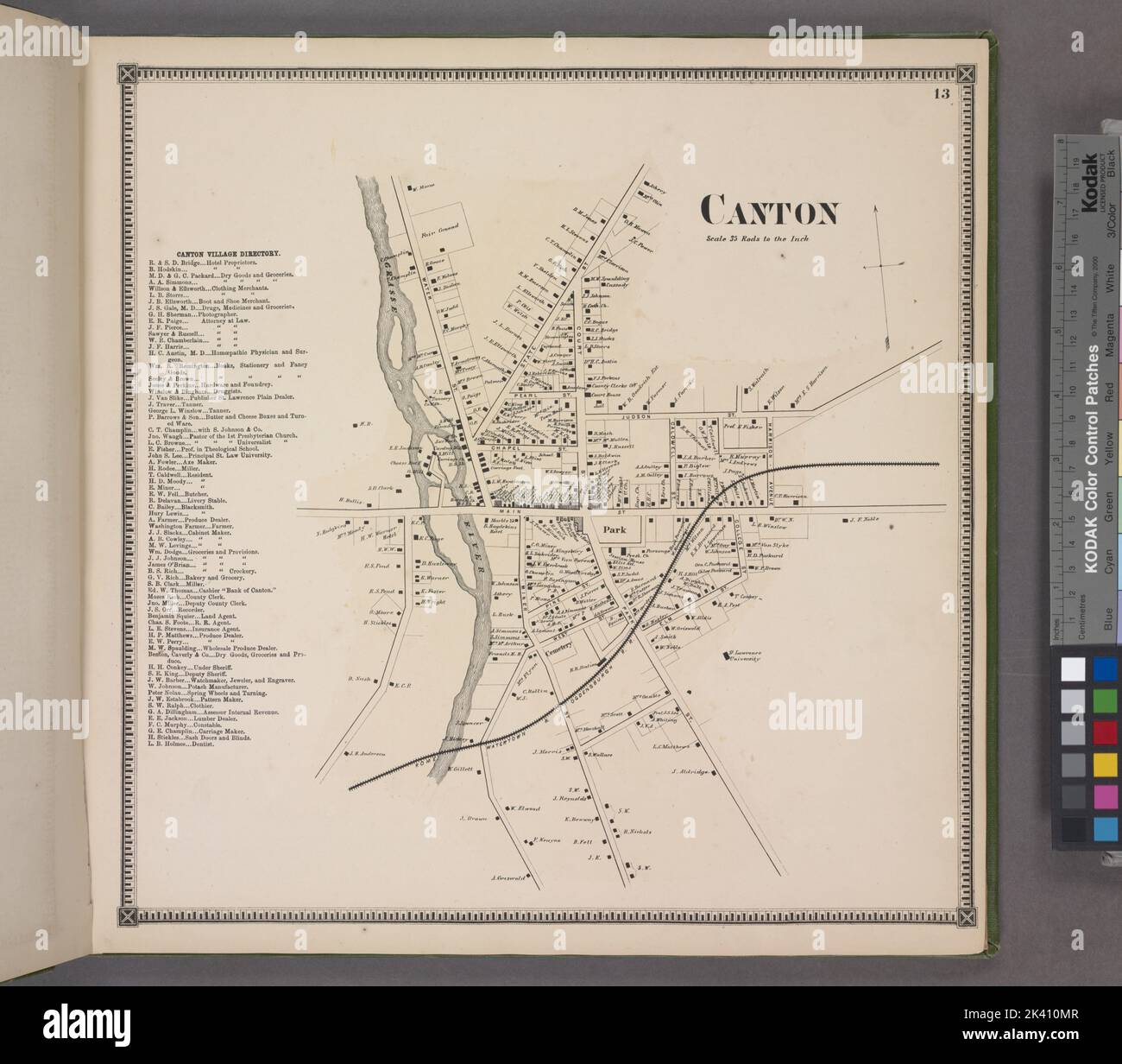 Map of canton new york hires stock photography and images Alamy