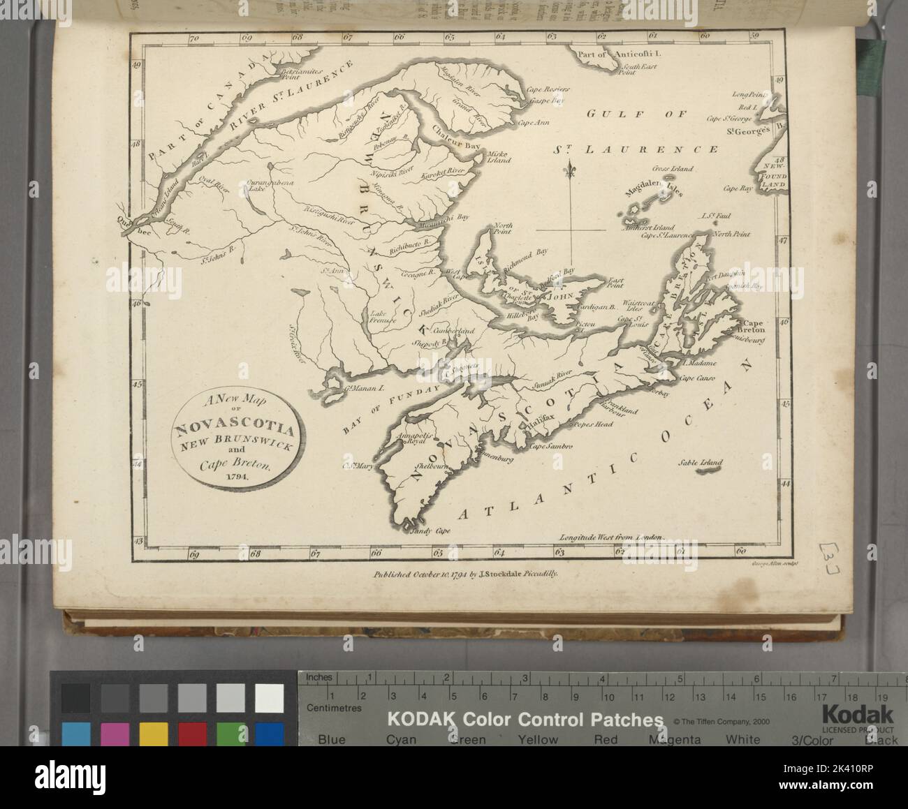 A new map of Nova Scotia New Brunswick - A New Map Of Nova Scotia New Brunswick And Cape Breton 1794 Morse Jedidiah 1761 1826 Cartographic Maps Atlases 1794 Lionel Pincus And Princess Firyal Map Division United States Geography United States 2K410RP 