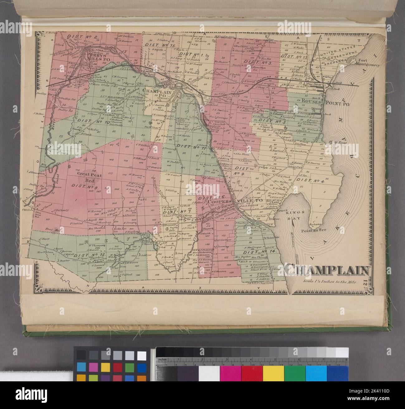 Champlain Township Cartographic. Atlases, Maps. 1869. Lionel Pincus and