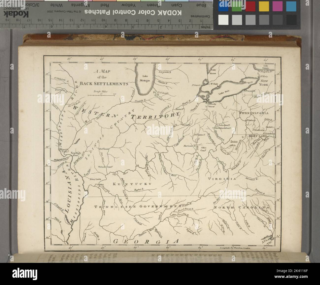 A map of the Back Settlements - A Map Of The Back Settlements Morse Jedidiah 1761 1826 Cartographic Maps Atlases 1794 Lionel Pincus And Princess Firyal Map Division United States Geography United States 2K4116F 