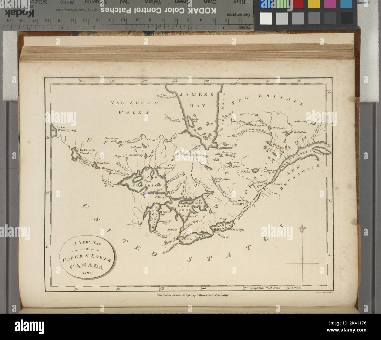 A new map of Upper and Lower Canada - A New Map Of Upper And Lower Canada 1794 Morse Jedidiah 1761 1826 Cartographic Maps Atlases 1794 Lionel Pincus And Princess Firyal Map Division United States Geography United States 2K41176 