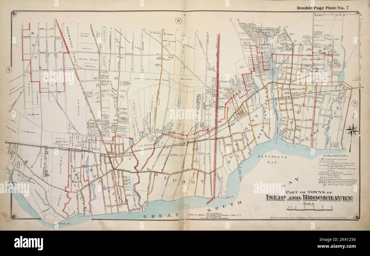 Middle Island Map - Town - Brookhaven, New York, USA