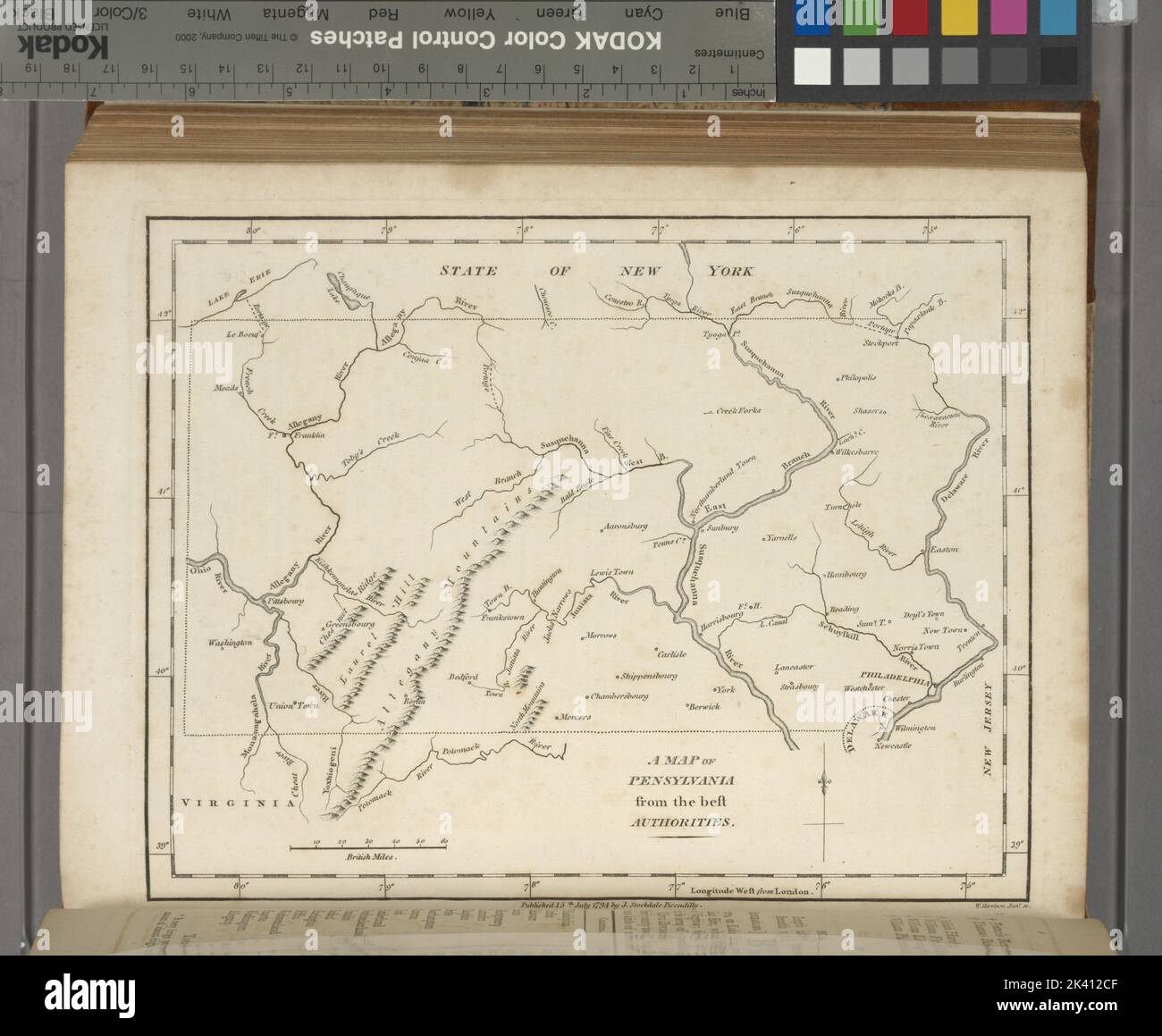 A map of Pennsylvania from the - A Map Of Pennsylvania From The Best Authorities Morse Jedidiah 1761 1826 Cartographic Maps Atlases 1794 Lionel Pincus And Princess Firyal Map Division United States Geography United States 2K412CF 