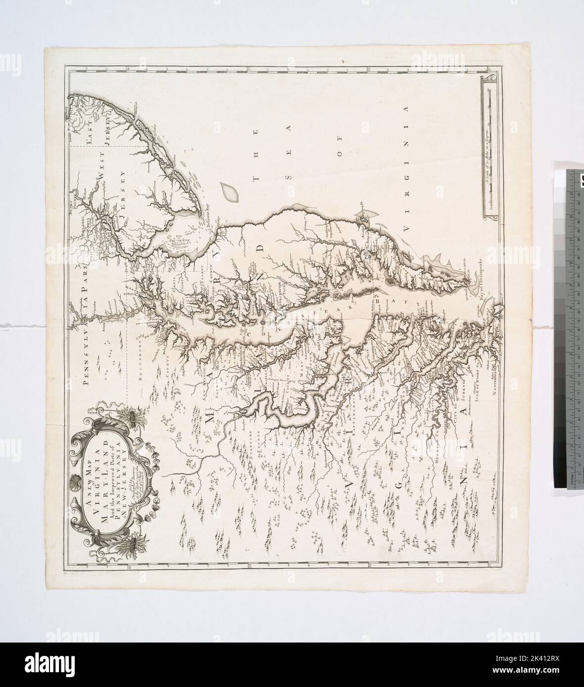 A new map of Virginia, Mary-land and the improved parts of Penn ...