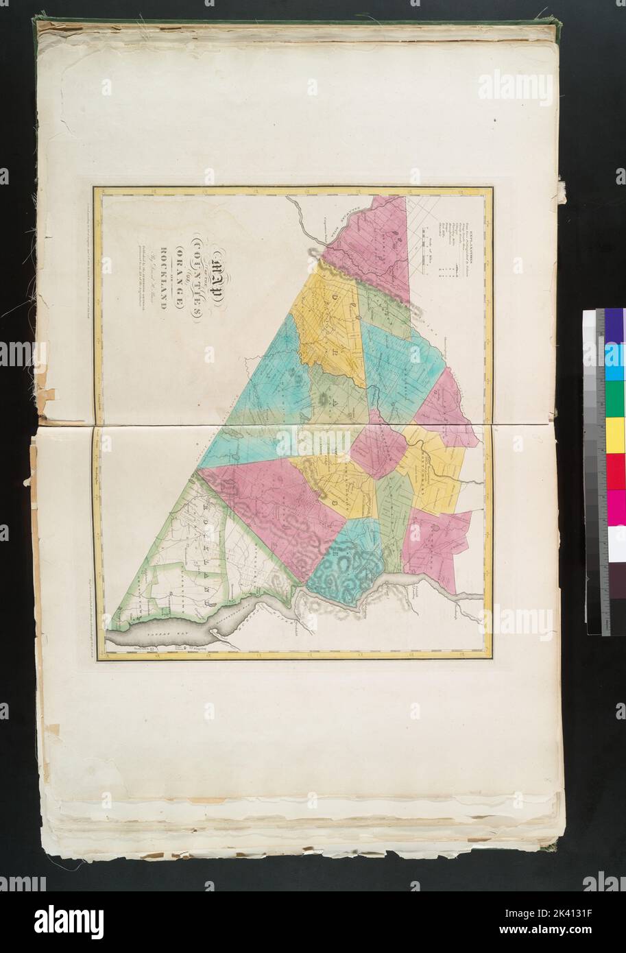 Map of the counties of Orange and Rockland Cartographic. Atlases, Maps