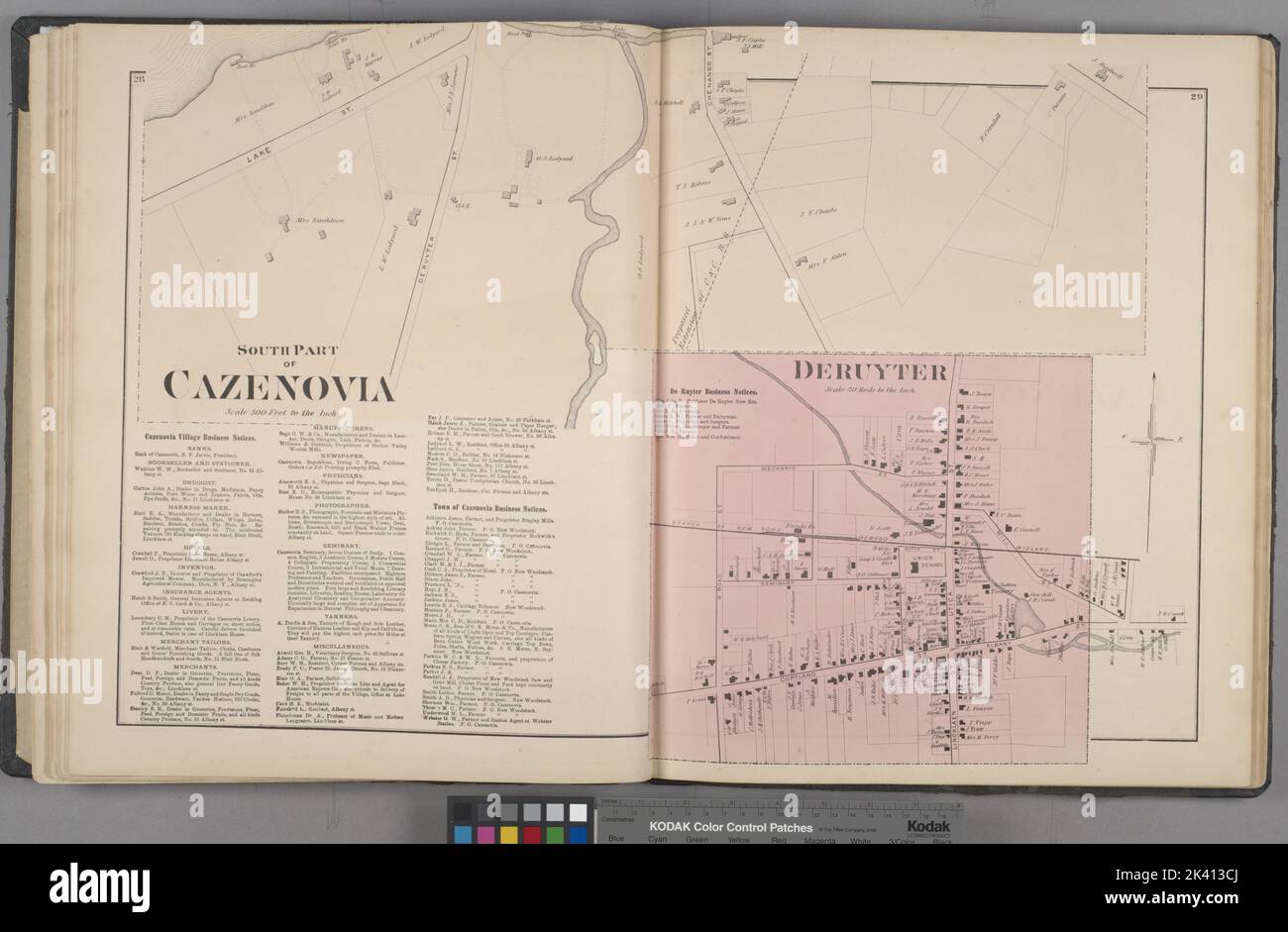 South Part of Cazenovia Village; Cazenovia Village Business Notices