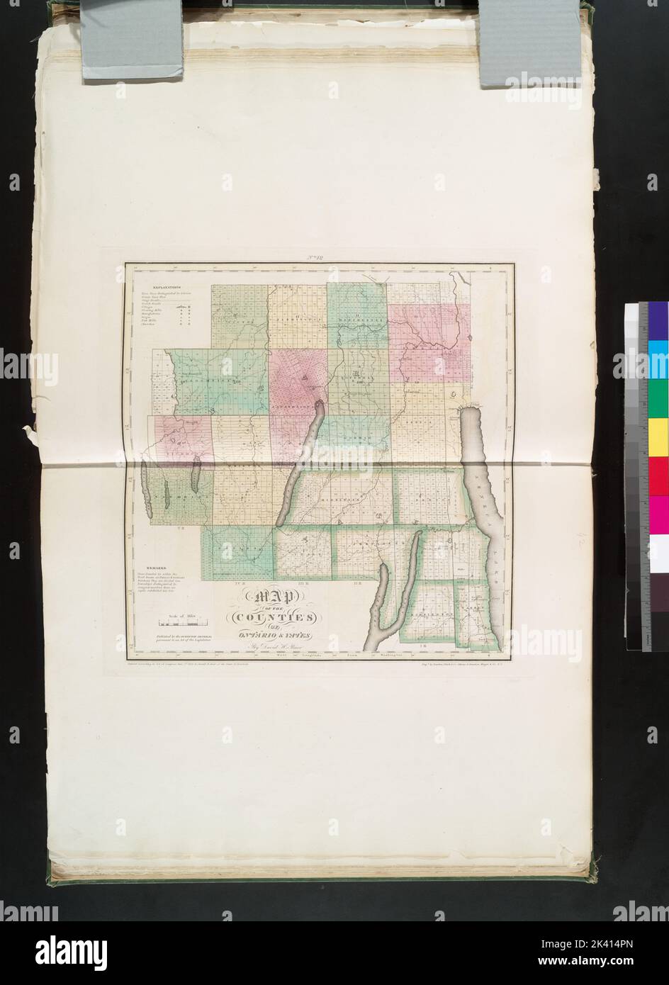 Map of the counties of Ontario & Yates Cartographic. Atlases, Maps