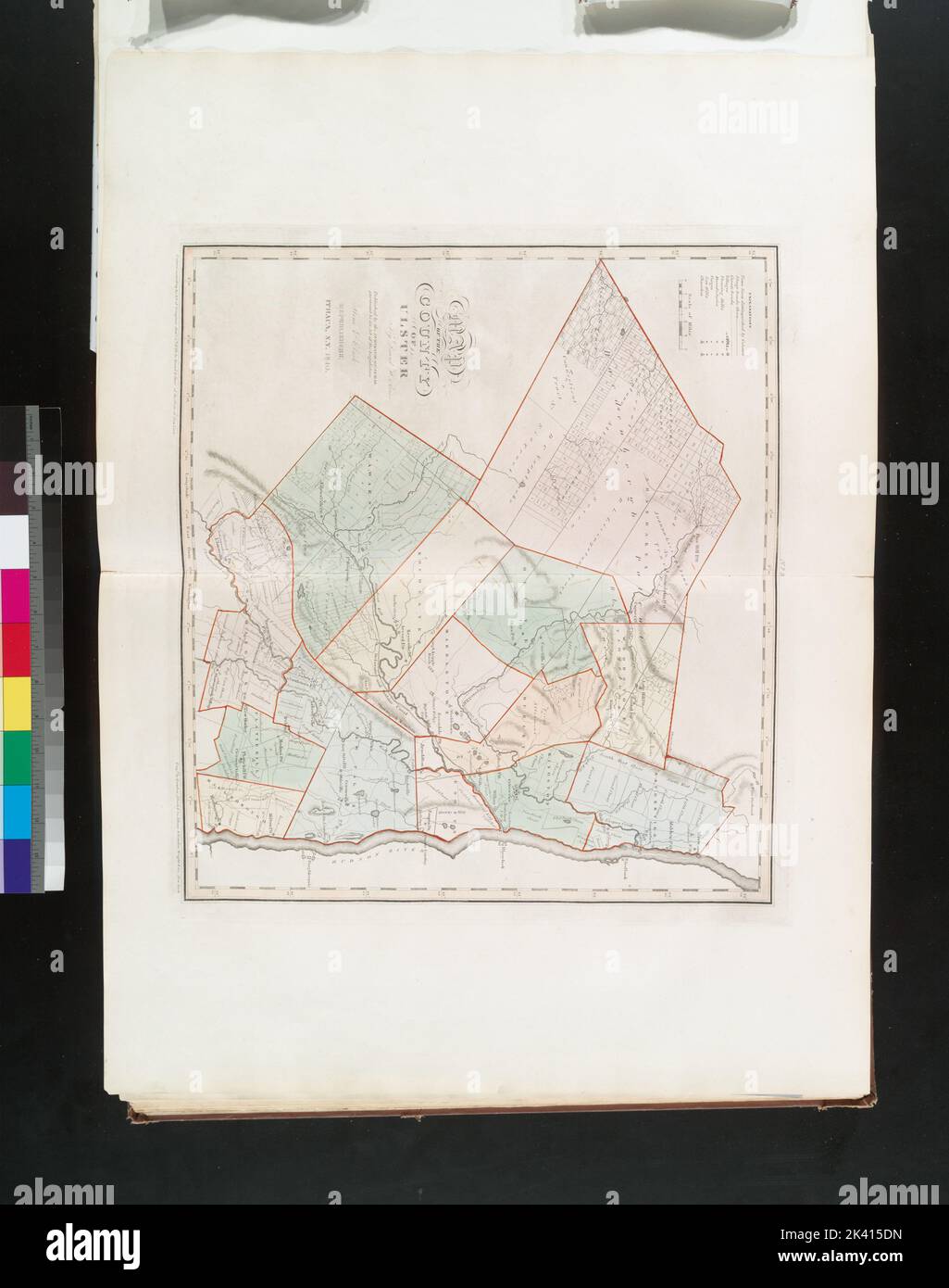 Map of the county of Ulster Cartographic. Atlases, Maps. 1841. Lionel