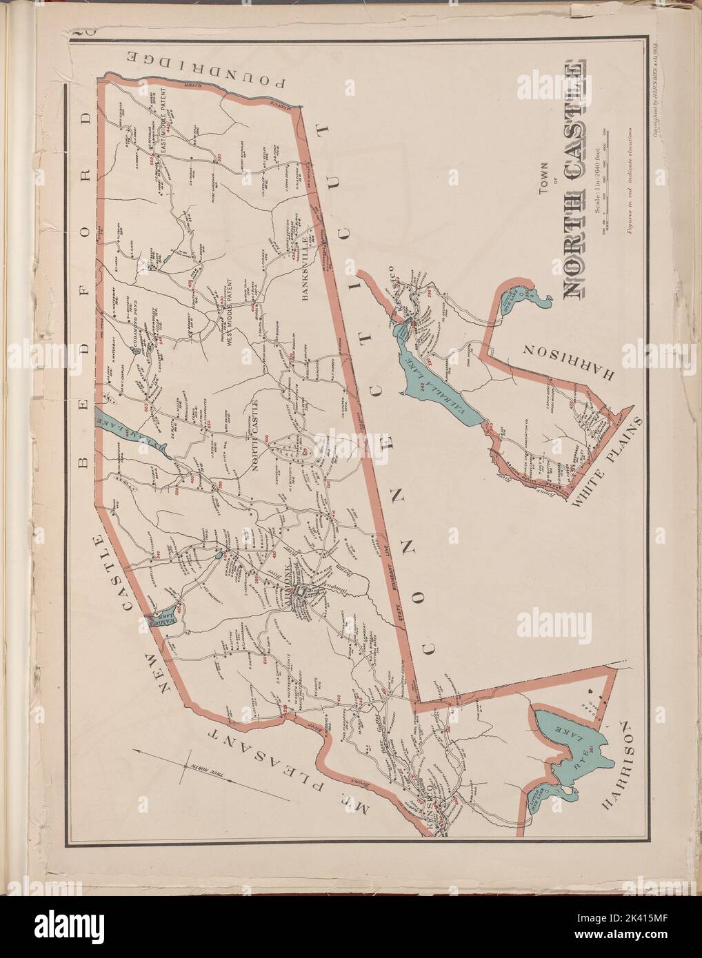 Westchester, Plate No. 28 Map of Town of North Castle Cartographic