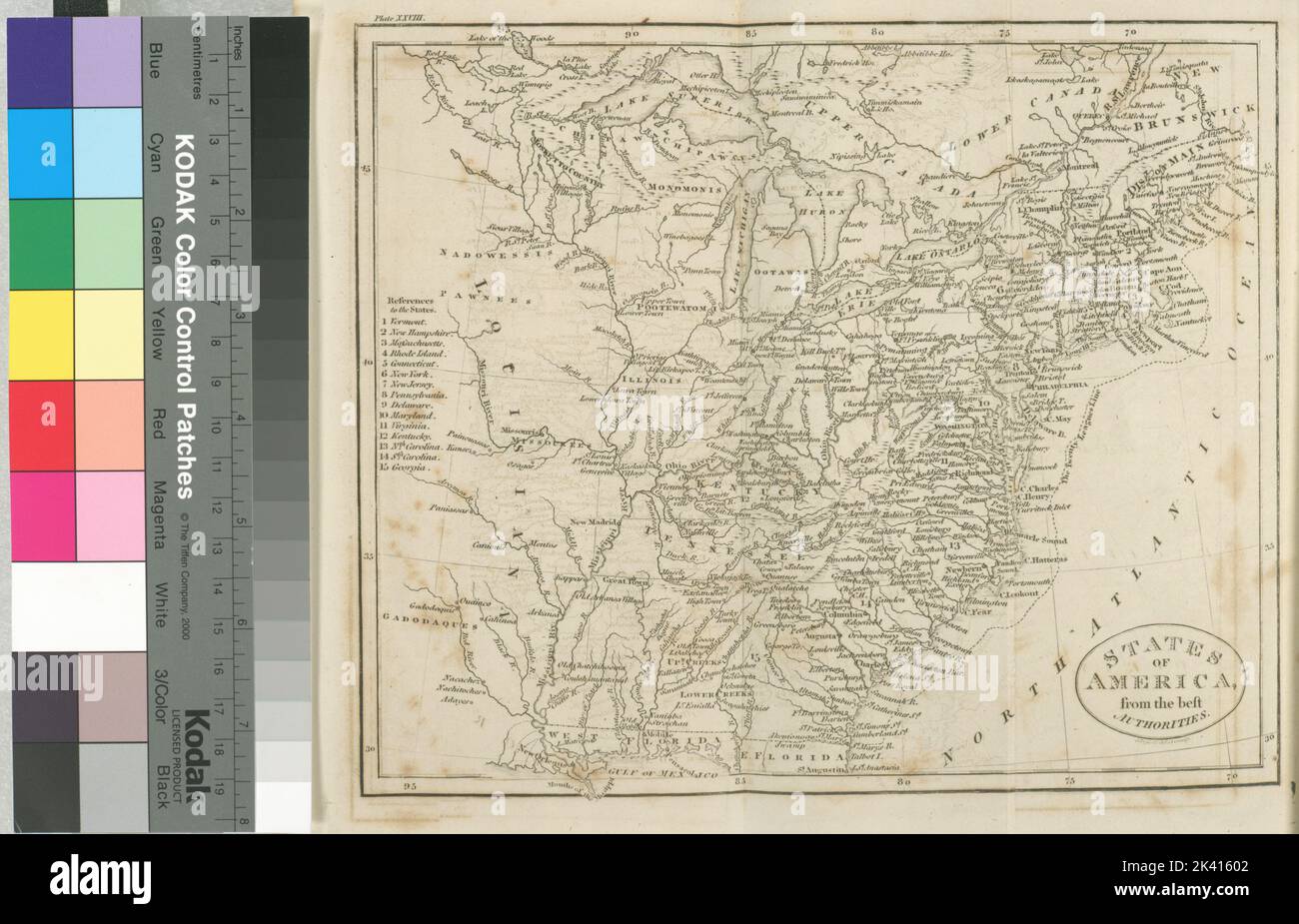 States of America from the best - States Of America From The Best Authorities Cartographic Maps Atlases 1812 Lionel Pincus And Princess Firyal Map Division Geography United States United States Maps 2K41602