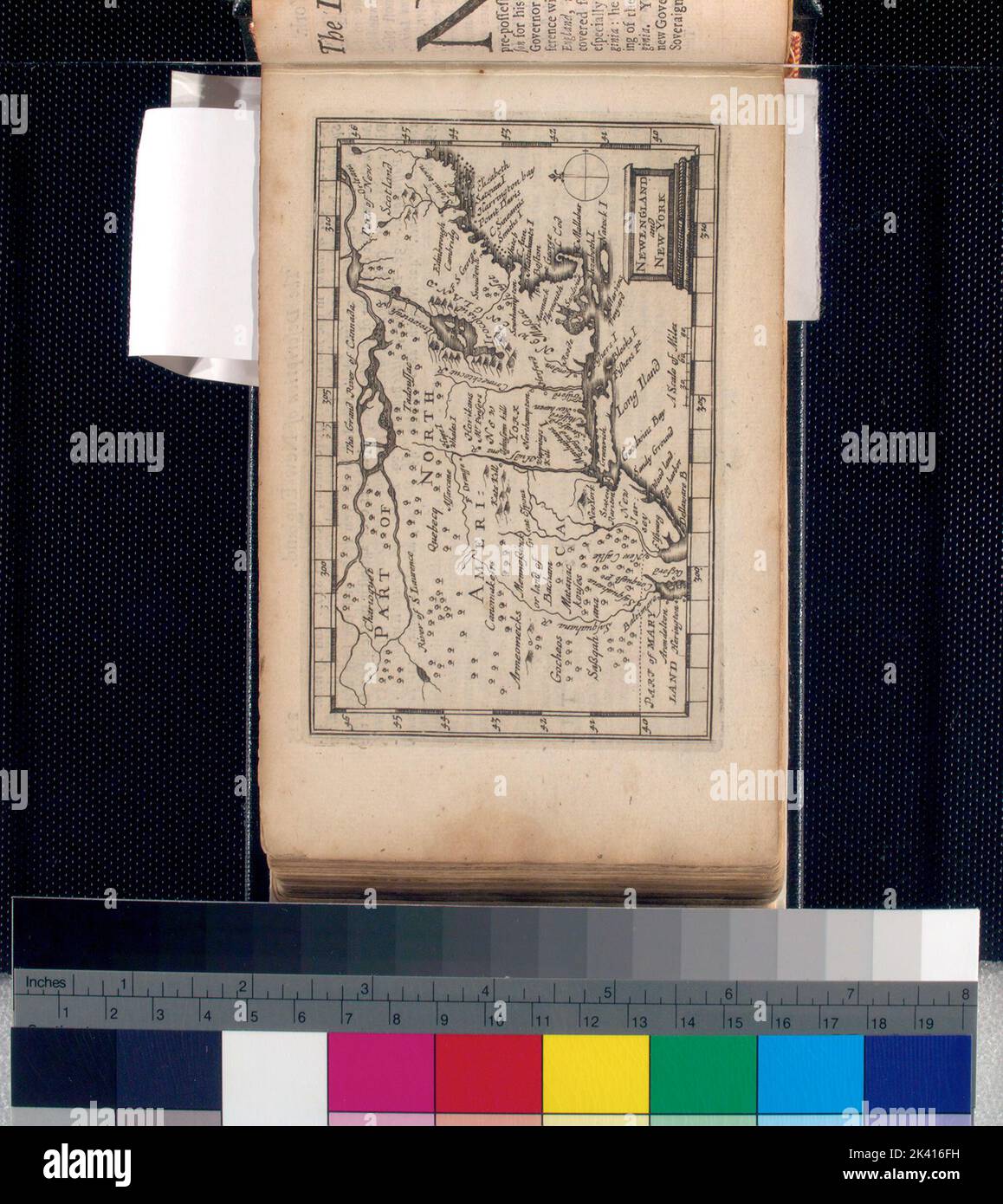 Newengland and New York. Cartographic. Maps, Atlases. 1676. Lionel Pincus and Princess Firyal 