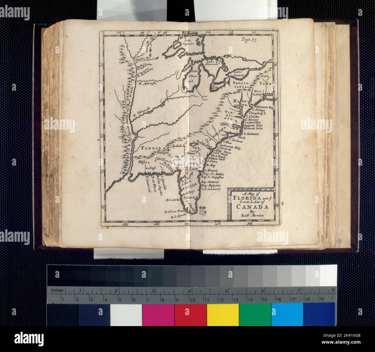 A map of Florida and ye Great Lakes - A Map Of Florida And Ye Great Lakes Of Canada Cartographic Maps Atlases 1700 Lionel Pincus And Princess Firyal Map Division Atlases British Maps Florida North America Florida Maps Early Works To 1800 Great Lakes Region Maps Early Works To 1800 North America Maps Early Works To 1800 2K416G8