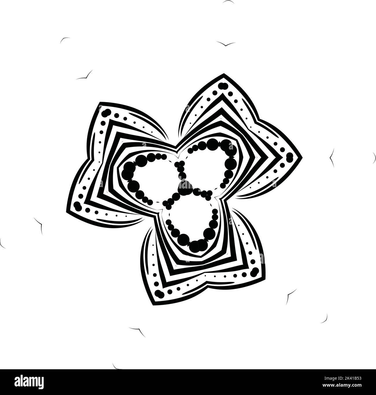 Vector pattern black white form Stock Vector Image & Art - Alamy