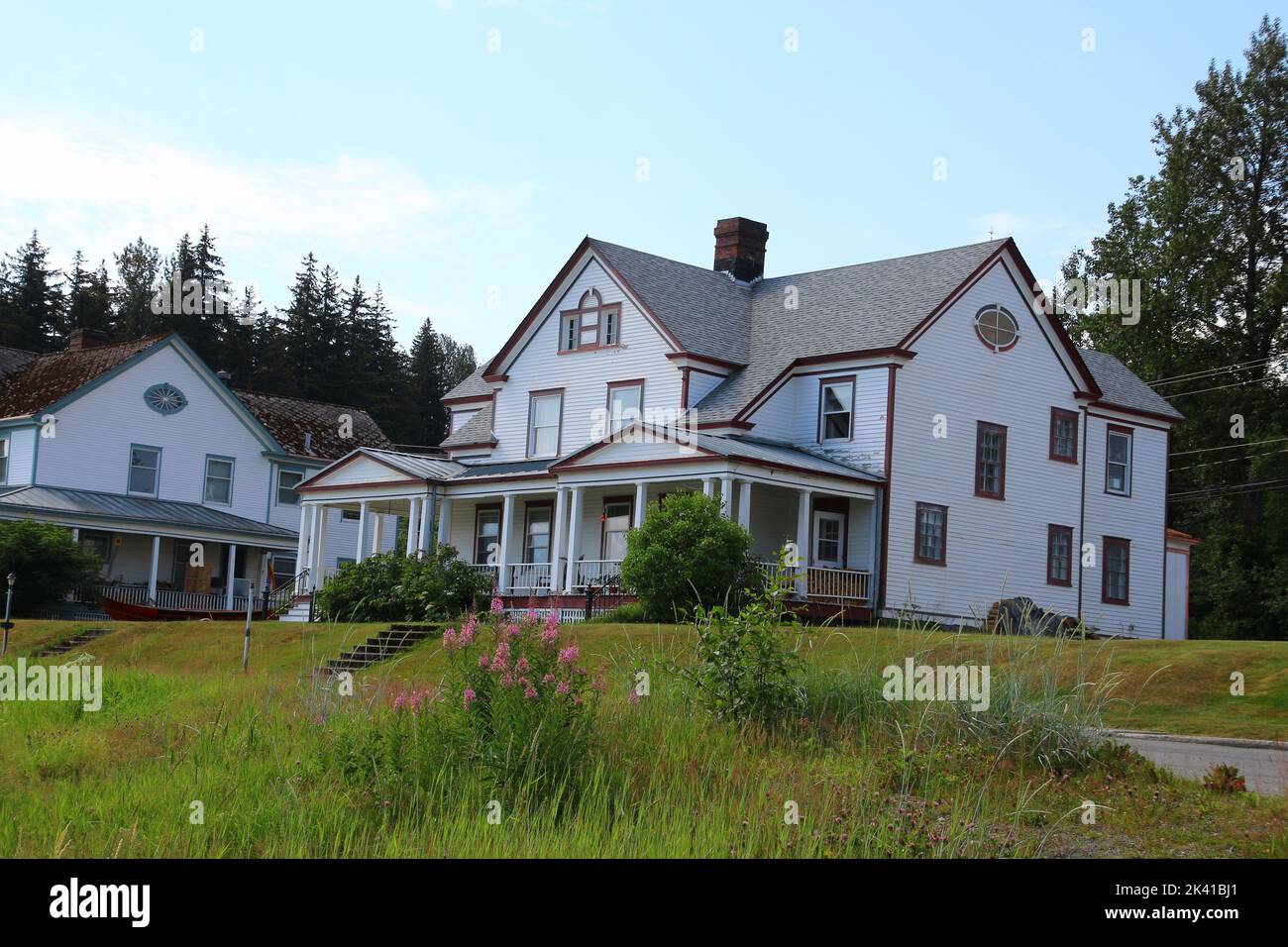 Traditional houses Fort William H. Seward, Port Chilkoot, Alaska