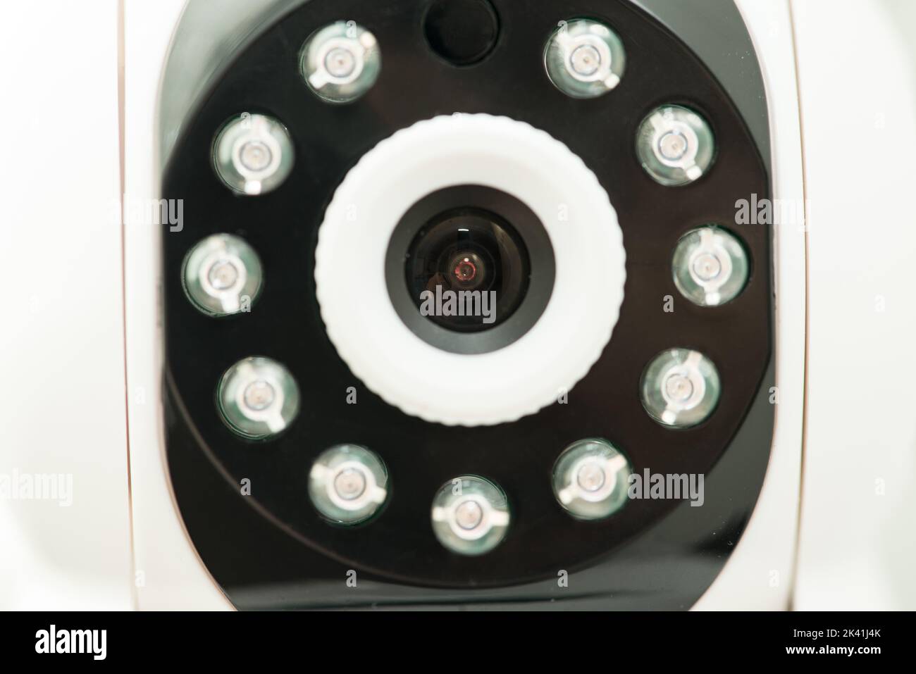 Spherical Flush Mount Dome Security Camera Stock Photo Alamy