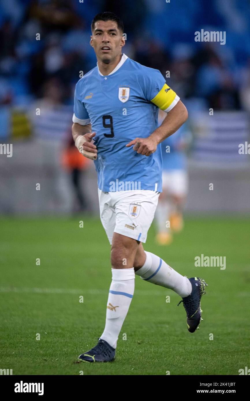 BRATISLAVA, SLOVAKIA - SEPTEMBER 27: Luis Suarez of Uruguay during the
