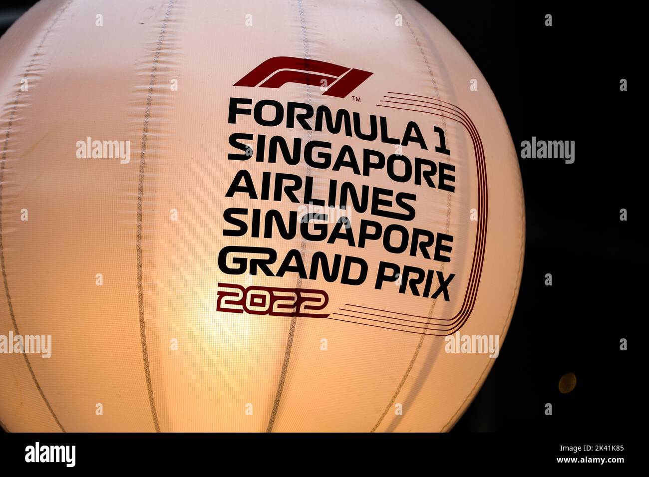 illustration during the Formula 1 Singapore Airlines Singapore Grand Prix 2022, 17th round of the 2022 FIA Formula One World Championship from September 30 to October 02, 2022 on the Marina Bay Street Circuit, in Singapore - Photo: Antonin Vincent / Dppi/DPPI/LiveMedia Stock Photo