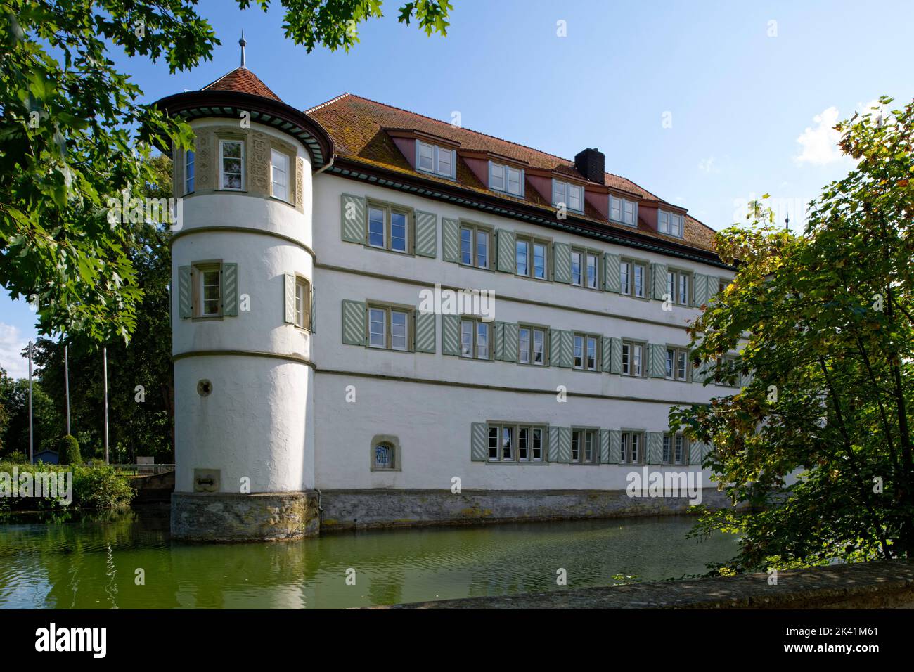 Water castle (circa 1600) in Bad Rappenau in the Kraichgau, Heilbronn ...