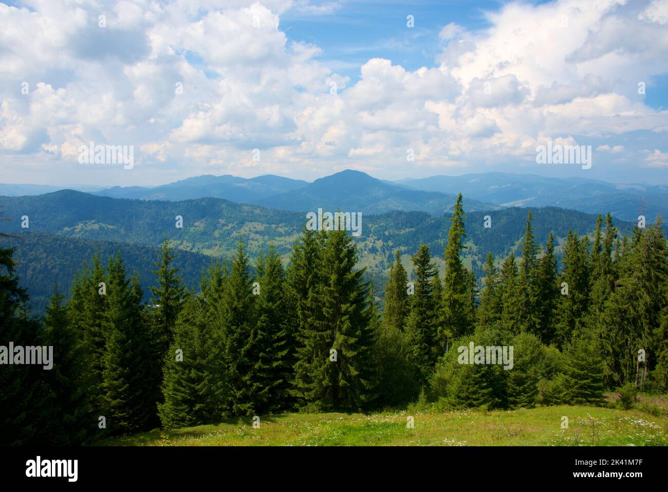 Mountains and storm clouds Stock Photo - Alamy