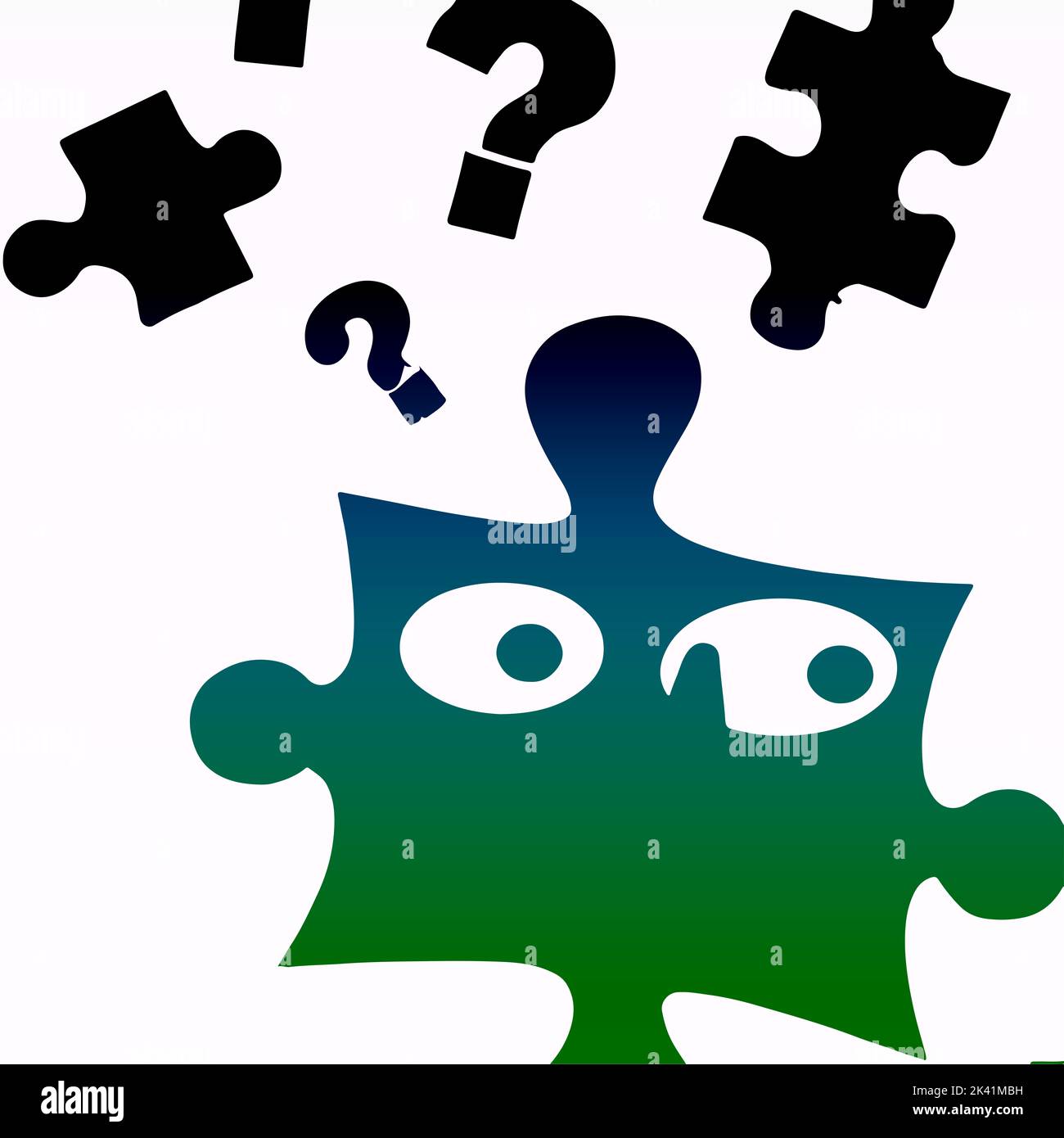 Puzzle cartoon hires stock photography and images Alamy