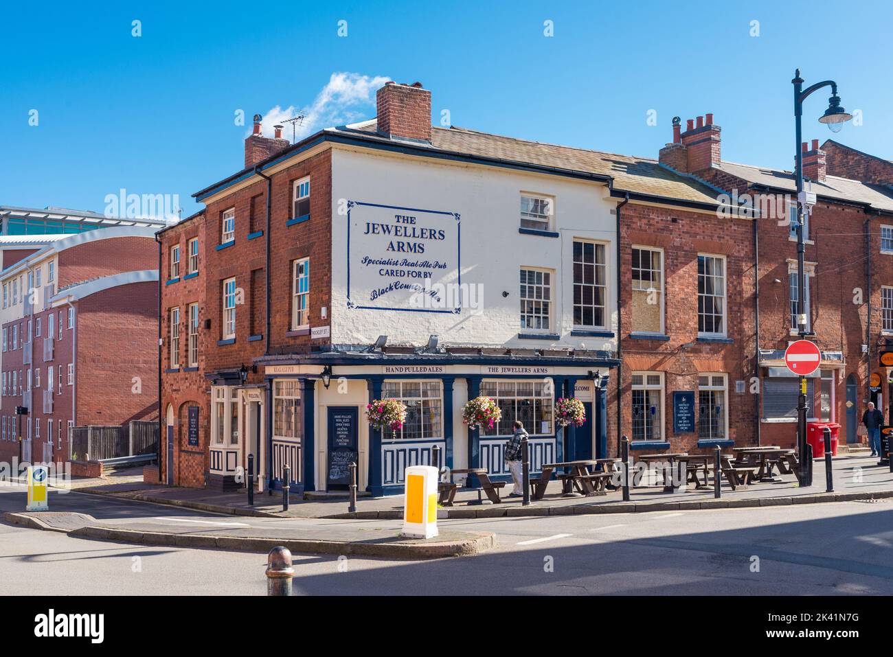 The Jewellers Arms pub in Hockley Street in the Jewellery Quarter in Hockley, Birmingham, UK