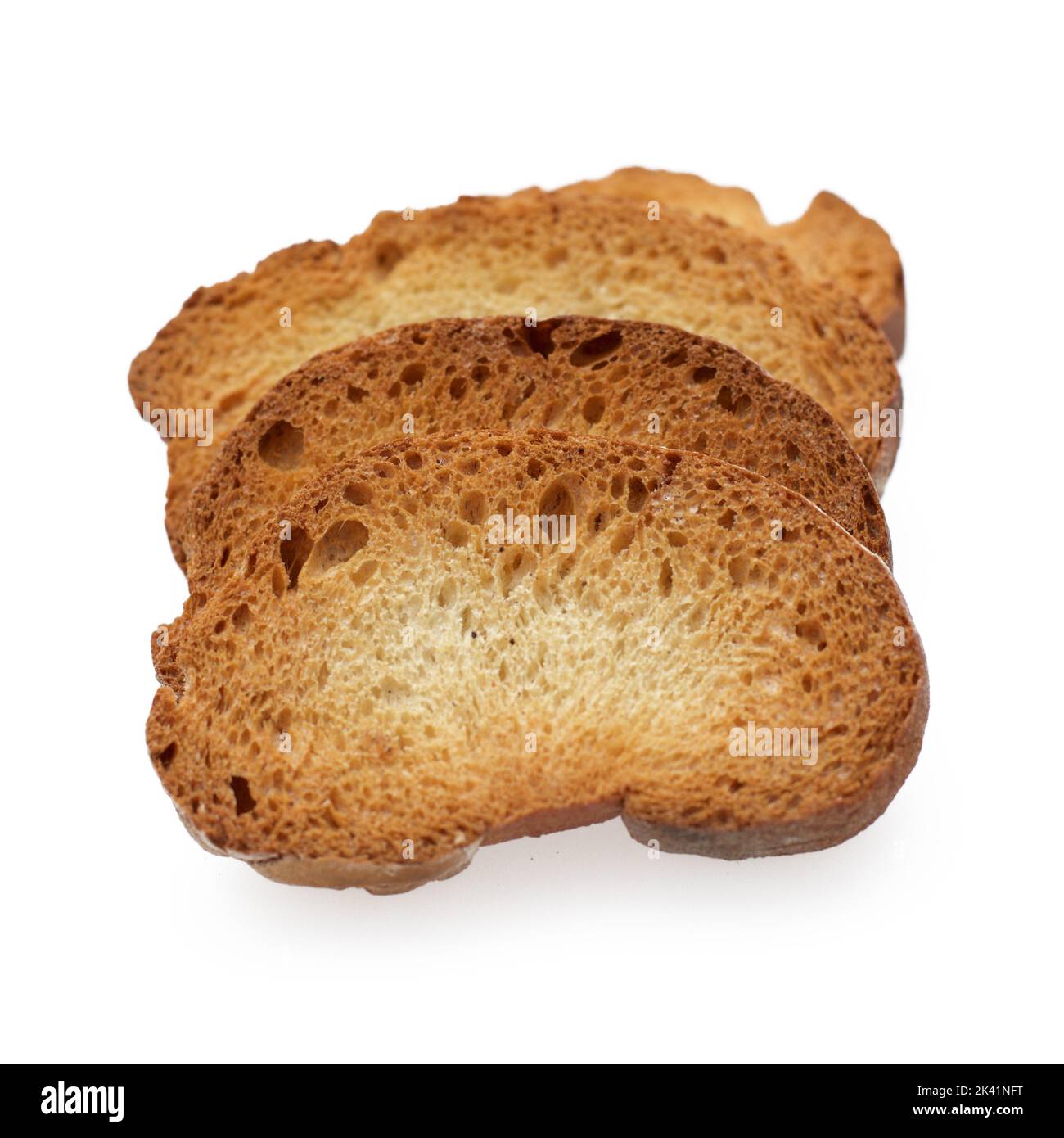 Two slice of toast Stock Photo Alamy