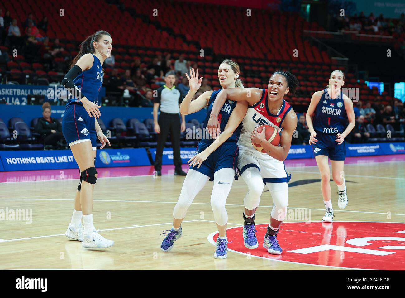 Us v serbia basketball