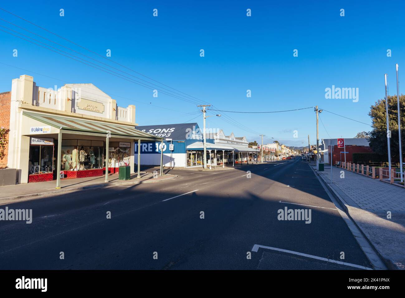 Historic Evandale in Tasmania Australia Stock Photo Alamy