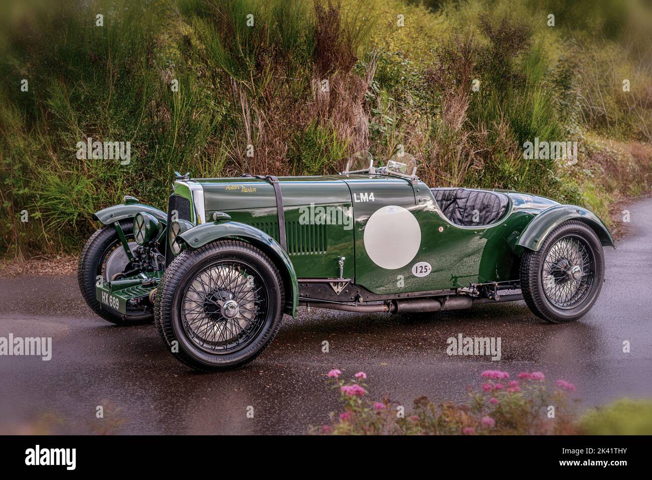 1930 Aston Martin LM4 former team racing car Stock Photo