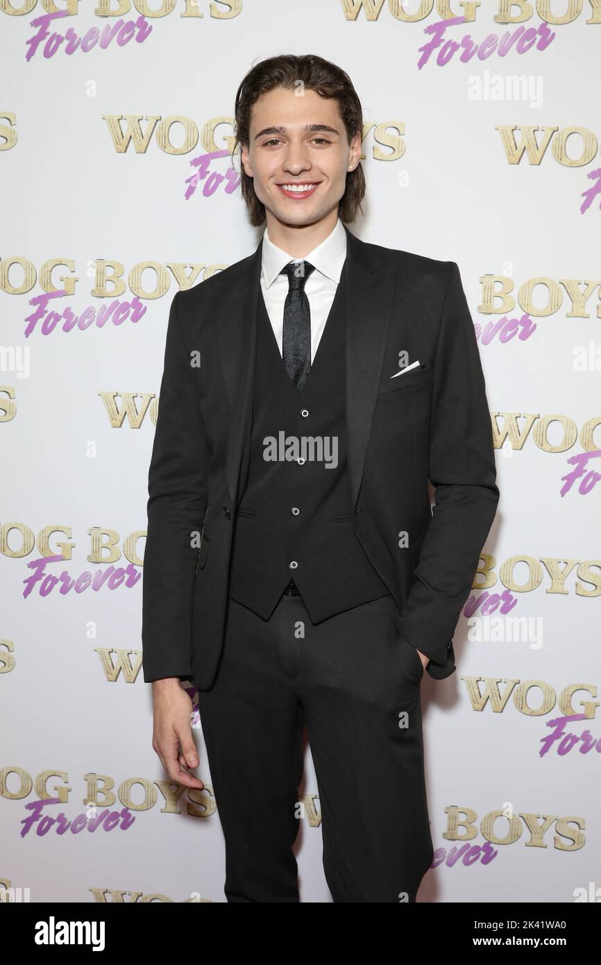 September 29, 2022: COSTA D'ANGELO attends the Sydney Premiere of Wog Boys Forever at the Enmore Theatre on September 29, 2022 in Sydney, NSW Australia  (Credit Image: © Christopher Khoury/Australian Press Agency via ZUMA  Wire) Stock Photo